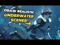 How to Draw Realistic Underwater Scenes