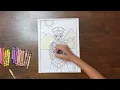 Egyptian Queen Black History Coloring Page