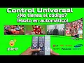 Control universal como configurar en todas las marcas en automatico sin CODIGO