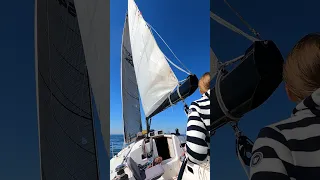 Wanna be as bored sailing as we are sometimes?! Watch this! #bored #ourladydefiant #sailboat #boat