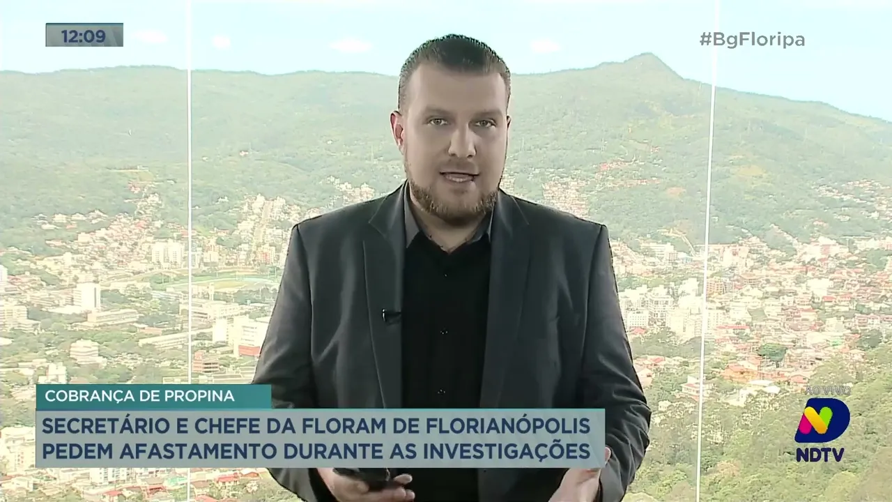 Propina: secretário e chefe da Floram de Florianópolis pedem afastamento durante as investigações