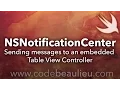 Refreshing an embedded TableViewController using NSNotificationCenter