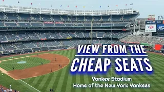 View From The Cheap Seats Yankee Stadium Bronx New York Home of the New York Yankees