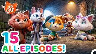 44 Cats 170 Minutes of the Lost Puppy Adventure Full Episodes