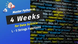 Python String Functions Explained Master String Manipulation GigaChad Data Science Course 2025