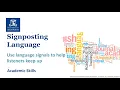 Presenting Effectively - Signal Language