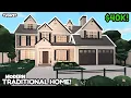 40k Modern Traditional Bloxburg House Build 2 Story Tutorial VOICE