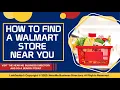 How to Find a Walmart Store Near You