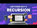 Recursion on LeetCode Step 1 Call Yourself Step 2 Panic step 3 alt f4