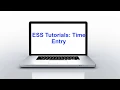 ESS Tutorial Time Entry