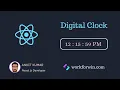How to create a digital clock in ReactJs