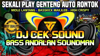 [HD MUSIC] DJ CEK SOUND BASS ANDALAN SOUNDMAN - RIP LOVE | DIJAMIN BIKIN GENTENG RONTOK 🔥