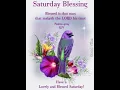 Saturday Blessings