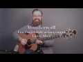 Wonderwall Funky Fun Fingerstyle Guitar on Takamine ef75