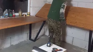 58. DIY Workshop Garage. Стол в гараже