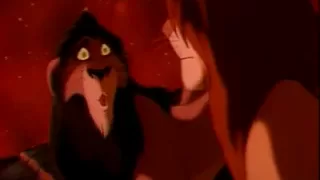 الاسد الملك مواجهة سيمبا مع عمه  الاسد الملك مواجهة سيمبا مع عمه