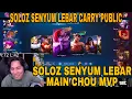 Download Lagu REACTION SOLOZ SENYUM LEBAR DAPAT CARRY PUBLIC GUNA HERO FREESTYLE 16 KILL MVP