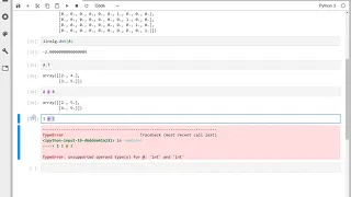 Linear Algebra With Python