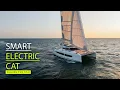 First look and quick sail aboard the Smart Electric Fountaine Pajot 41