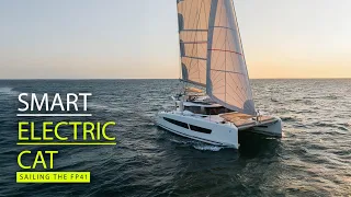 First look and quick sail aboard the ‘Smart Electric’ Fountaine Pajot 41