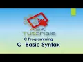 C Programming Basic Syntax C programming tutorials for beginner part 3