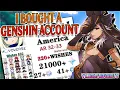 I BOUGHT A 10USD GENSHIN IMPACT ACCOUNT Giveaway Account Claimed