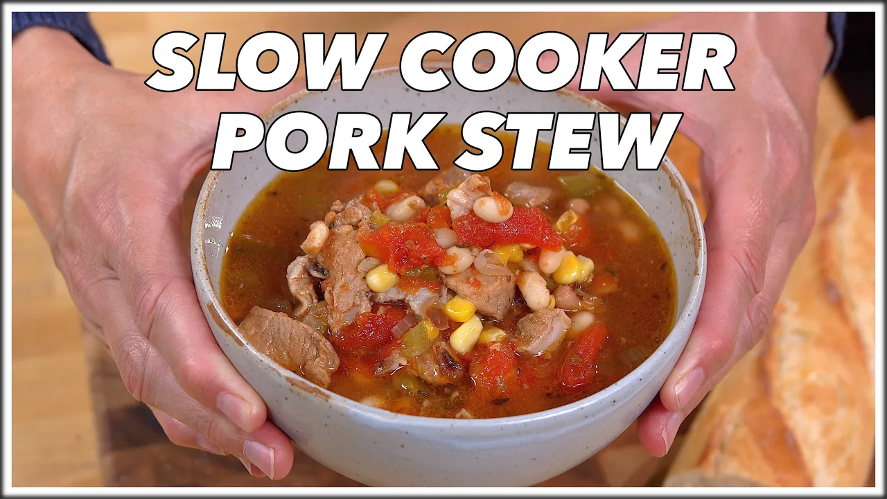 Bargain Bin Slow Cooker Pork Stew Recipe - Glen And Friends Cooking