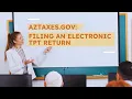 AZTaxes gov Filing an Electronic Transaction Privilege Tax Return with Multiple Line Items