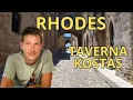 Rhodes Greece Taverna Kostas Old Town
