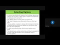 Unit IV Select Option in Python