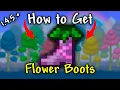 How to get Flower Boots in Terraria 1 4 5 6 Seed