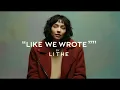 Download Lagu LIKE WE WROTE - LITHE (lyrics)