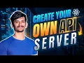 Create Your Own API Server Using React JS JSON Server in Telugu React js projects