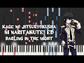 Download Lagu Kage no Jitsuryokusha ni Naritakute! Ed - Darling in the Night (Piano Tutorial \u0026 Sheet Music)