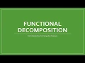 Functional Decomposition v2 0 0