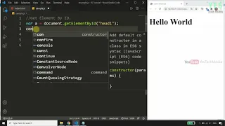 Get Element By ID DOM JavaScript Malayalam Tutorial Part 17 of 25