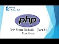 05 PHP Front to Back Functions