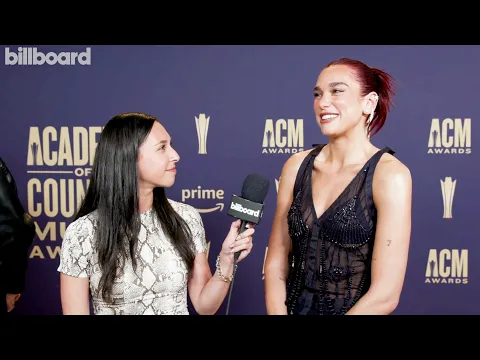 Download MP3 Dua Lipa On Surprise Performance W/ Chris Stapleton \u0026 Loving Country Music | ACM Awards 2024