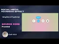 Social Media Buttons With Tooltip In Next JS TypeScript Tooltip Animation In Next JS T2