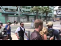 Jake McDorman and Hill Harper talking about Comic Con at Comic Con