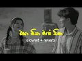 Lagu ඔයා නිසා මගේ සිනා | Oya Nisa Mage Sina ( slowed + reverb ) Full Song