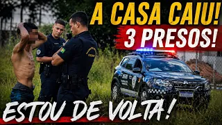 LADR0ES NO TELHADO! PEGOS NO PULO! DE VOLTA AS RUAS, 3 PRESOS!