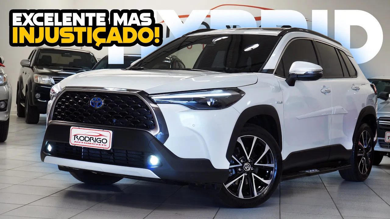 FAZ QUASE 20KM/L E VENDE IGUAL ÁGUA NO DESERTO! Corolla Cross XRX HYBRID 2022 na Rodrigo Automóveis!