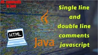 Javascript Add comments in javascript single or multi line comments 2019 BCA DCA JAVA and ITI stud