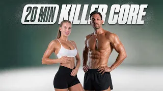 20 Min Complete Abs Workout at Home - Upper, Lower & Obliques (No Equipment)