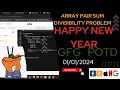 Array Pair Sum Divisibility Problem gfg potd today POTD GFG Problem of the Day C