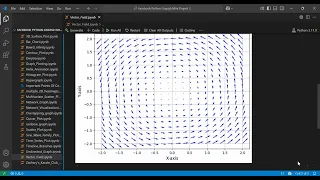 2D Vector Field Visualization in Python Matplotlib NumPy Tutorial