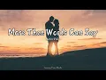 Download Lagu More Than Words Can Say – A Heartfelt Love Song That Touches the Soul (Official Lyrics Video)