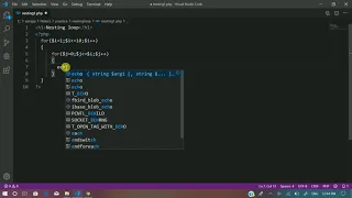 Nested Loops PHP