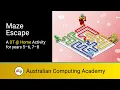 Maze Escape Explainer DT Home Unplugged Activity